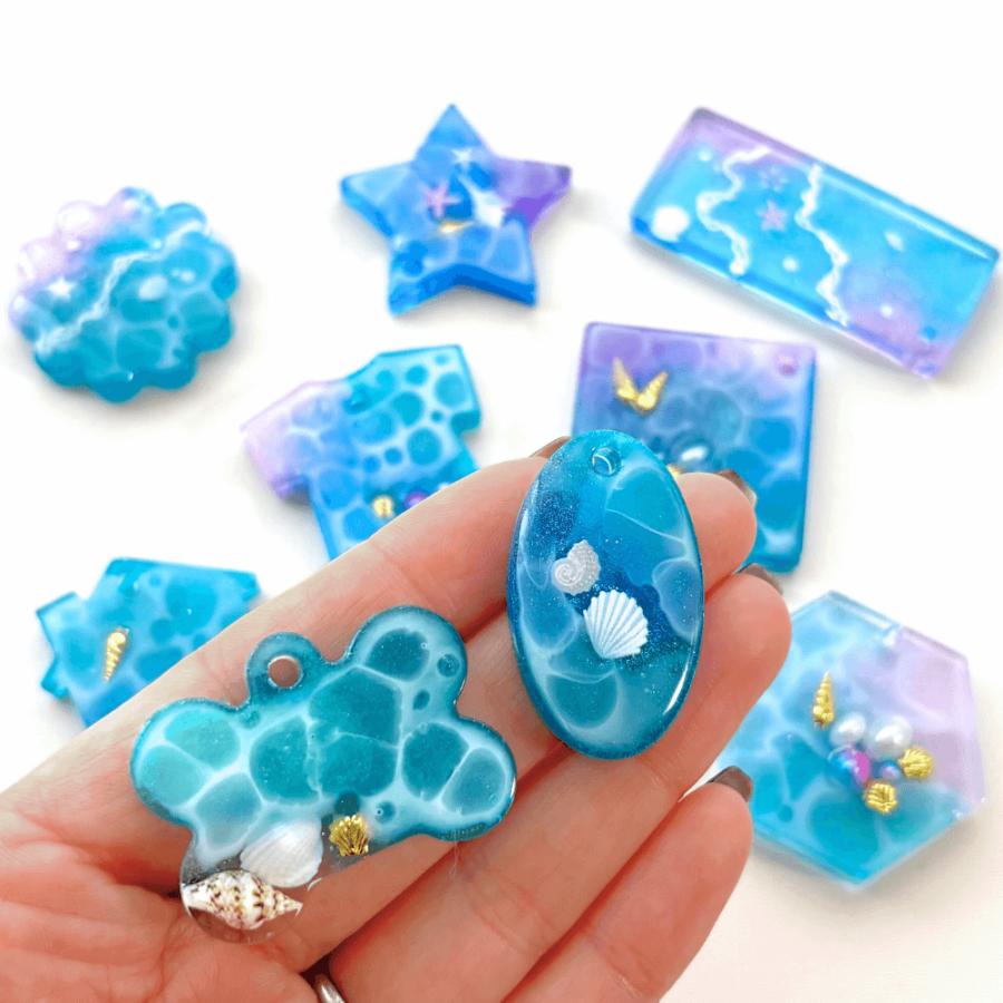 レジンセット】【送料無料】 海塗り セット キット UVレジン 手芸