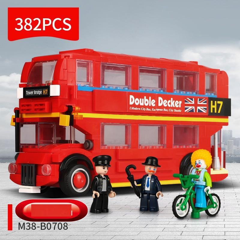 レゴ レゴブロック レゴ ミニ ロンドンバス互換品 クリスマス プレゼント ギフト 誕生日｜ailes2017｜03