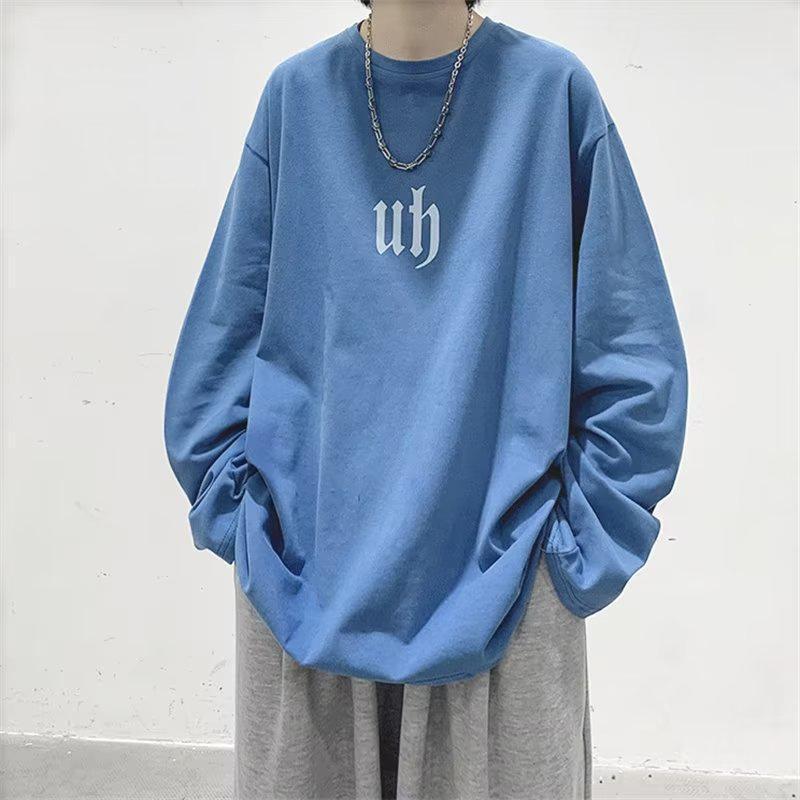 ス カットソー ヘンプ ビッグロングTシャツメンズ 長袖 ス 無地 春 春服 秋 秋服 ロンT ゆったり ビッグシルエット｜ailovefashion｜04