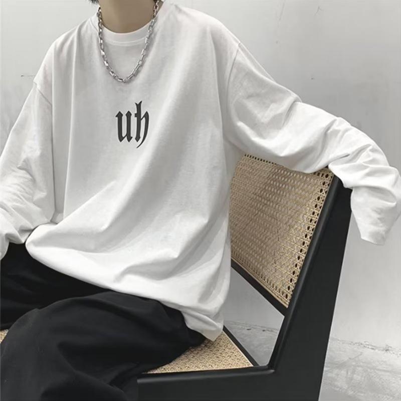 ス カットソー ヘンプ ビッグロングTシャツメンズ 長袖 ス 無地 春 春服 秋 秋服 ロンT ゆったり ビッグシルエット｜ailovefashion｜09