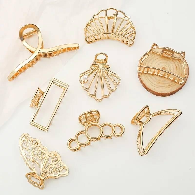 ヘアクリップ 6種類 髪留め 合金 かわいい シンプル 普段使い ヘアクリップ 6種類 髪留め 合金 かわいい シンプル 普段使い