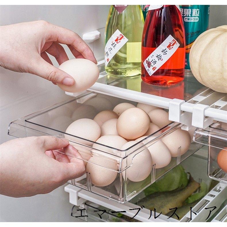 Tower タワー 冷蔵庫中収納ケース 冷蔵庫内収納 仕切り付 奥行35 冷蔵庫用ケース 冷蔵庫仕切り キッチン収納 戸棚 冷蔵庫 整理整頓 取手付き モダン おしゃれ シンプル モノトーン 引き出し プラスチック 納豆パック 小物 収納 整理 すっきり 山崎 山崎実業 台所用品