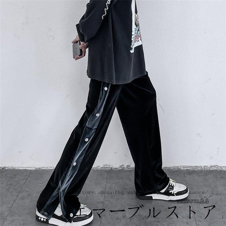 高額売筋 ペアルック カジュアルパンツ ワイドパンツ メンズ ゆったり かっこいい韓国風 個性的 体型カバー 新作代 30代 Recomenda Co