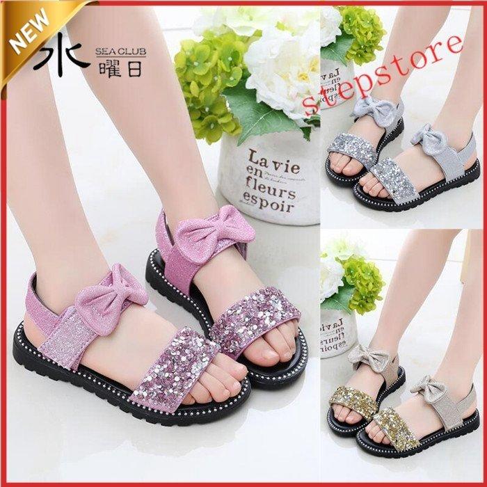 サンダル キッズ サンダル 女 女の子 子供 子ども リボン ビーチサンダル 17 22cm マジックテープ 脱着便利 かわいい おしゃれ 歩きやすい エマーブルストア 通販 Yahoo ショッピング