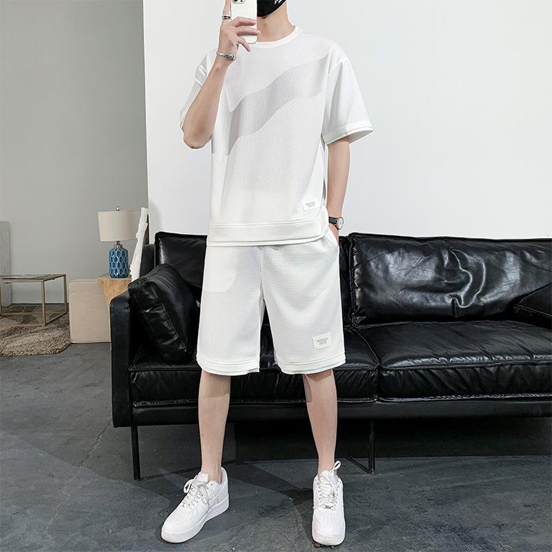 楽天スーパーセール 値下げ中 上下セット ジャージ メンズ 夏 スポーツウェア セットアップ 吸水速乾 夏服 涼感 通気性 薄手 半袖 Tシャツ パンツ おしゃれ ルームウェア Aynaelda Com