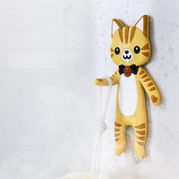 アニマル フック 吸着式 壁 収納 歯ブラシ置き 浴室使用可 何度でも繰り返し使える メガネ置き 動物 ネコグッズ 犬グッズ ウサギグッズ 猫 熊耐荷重300g/500g  :aim26230370b6e2:エマーブルストア - 通販 - Yahoo!ショッピング
