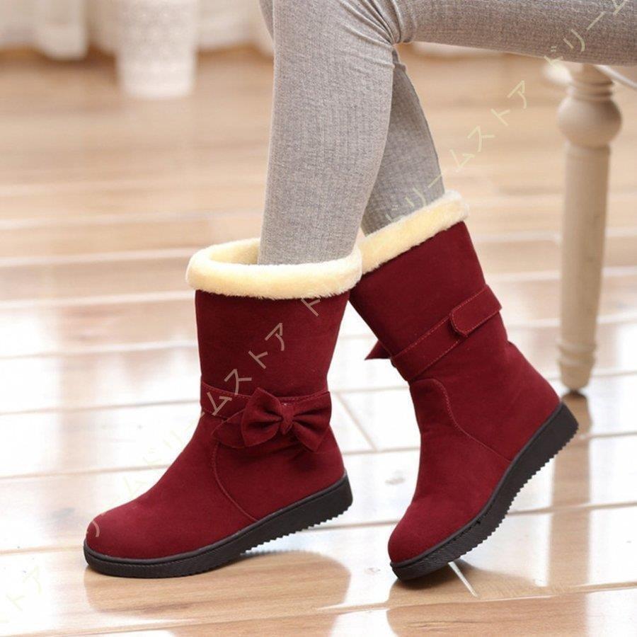 スノーブーツ レディース ショートブーツ 裏起毛 かわいい 防寒 防水 暖かい ウィンターブーツ 冬靴 短靴 保温 防滑 暖かく保つ 可愛い おしゃれ 雪靴 綿靴 Aim エマーブルストア 通販 Yahoo ショッピング
