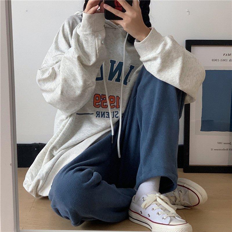 パンツ レディース 秋冬 ボトムス スウェット ワイドパンツ おしゃれ かわいい ティーンズファッション 中学生 高校生 女子 私服 韓国 Aimbf2d エマーブルストア 通販 Yahoo ショッピング