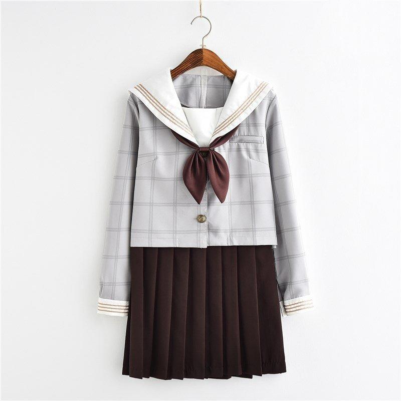 87 以上節約 セーラー服 Jk制服 女子高校生 リボン付き 上下セット コスプレ衣装 コスチューム Coslplay スカート 学生服 ほワイシャツ ギャル服 入学式 卒業式 文化祭 学院 Commerces Boutique