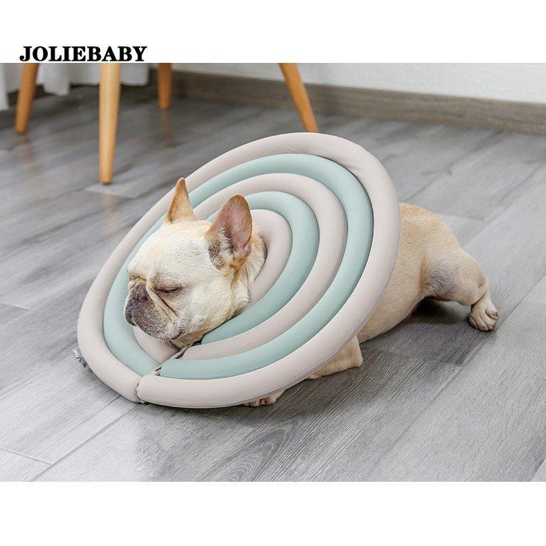 Lightton エリザベスカラー 犬用 猫用 ソフトで優しい 超軽量 可愛い 柔らかい 傷舐め防止 傷口保護 介護 手術後のケアに 着脱便利 L Czequrgfyq ペット用品 生き物 Tecnonautasbolivia Com
