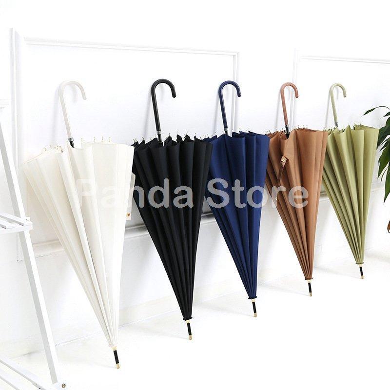 傘 レディース 長傘 レディース 風に強い傘 おしゃれ かさ カサ 16本骨 シンプル Uvカット 丈夫 耐風 便利 Aimc24 エマーブルストア 通販 Yahoo ショッピング