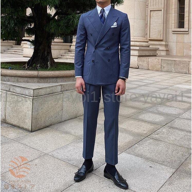 ダブルスーツ セットアップ メンズ スリムスーツ スタイリッシュ 細身スーツ 春夏秋冬 2点セット ジャケット パンツ 冠婚葬祭 結婚式 新生活 二次会 披露宴 Aimbbf エマーブルストア 通販 Yahoo ショッピング