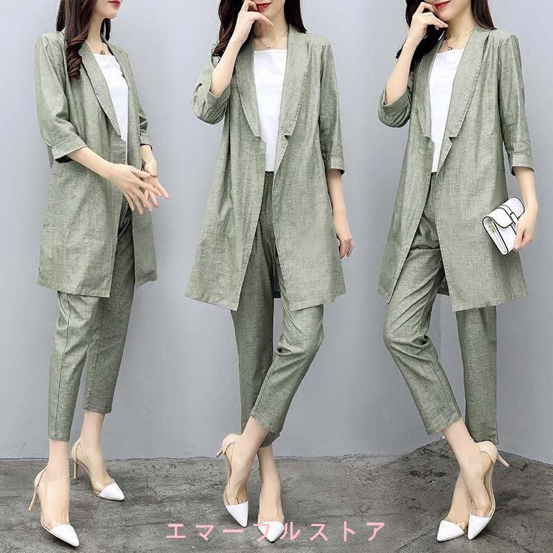 フォーマルスーツ パンツスーツ レディース セットアップ おしゃれ かっこいい きれいめ 女性 通勤 スーツ オフィス ビジネスol 夏 おしゃれ Aims エマーブルストア 通販 Yahoo ショッピング