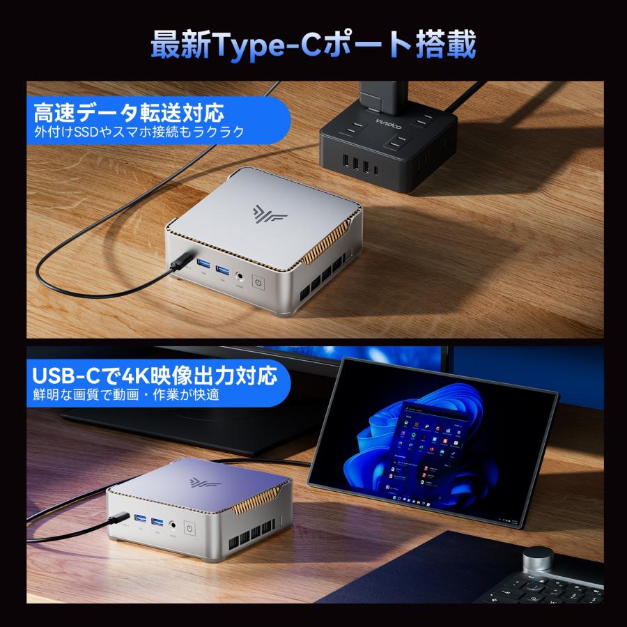 NiPoGi ミニPC AMD Ryzen Embedded R2544 組込み mini pc NIPOGI 長期