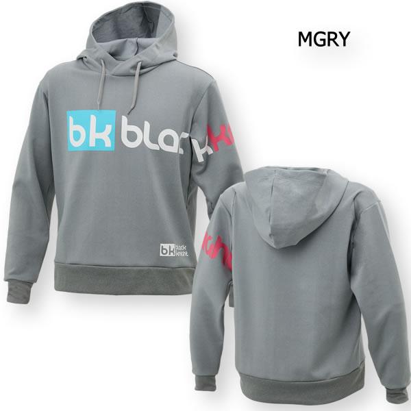 ブラックナイト フルジップパーカー（グレー） サイズ M Black knight 2025AW 最新作 ブラックナイト BLACK KNIGHT バドミントン スカッシュ