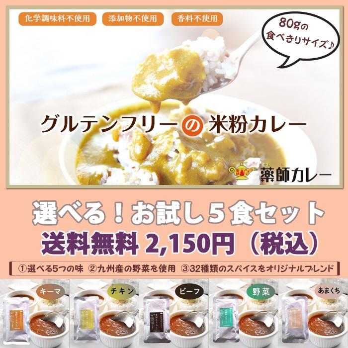 福岡県 送料無料 グルテンフリー米粉カレー５食セット 米粉 小麦卵アレルギー アトピー グルテンフリー 添加物 小麦粉不使用 N02 あいマルシェ 通販 Yahoo ショッピング