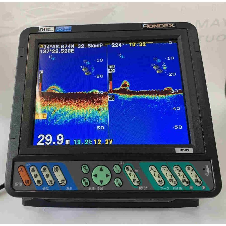 5/22 ヤマト倉庫在庫あり HE-8S TD28付き 8.4型 ホンデックス 漁探 GPS内蔵 ヘディングセンサー接続可 送料無料 新品 HONDEX HE8S 魚群探知機 航海計器｜aimarine-pro｜04