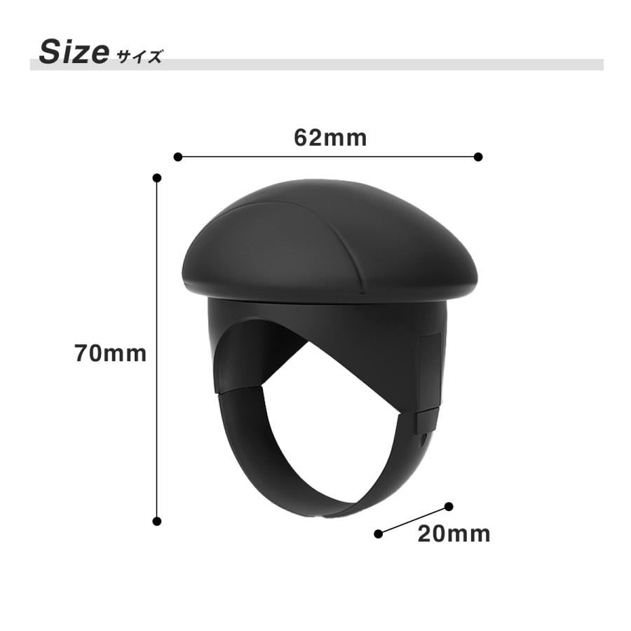 ハンドルスピンナー 楕円形 ブラック ベアリング式 スピンナーノブ パワーハンドル 大型トラック 乗用車 軽自動車用 |  | 06