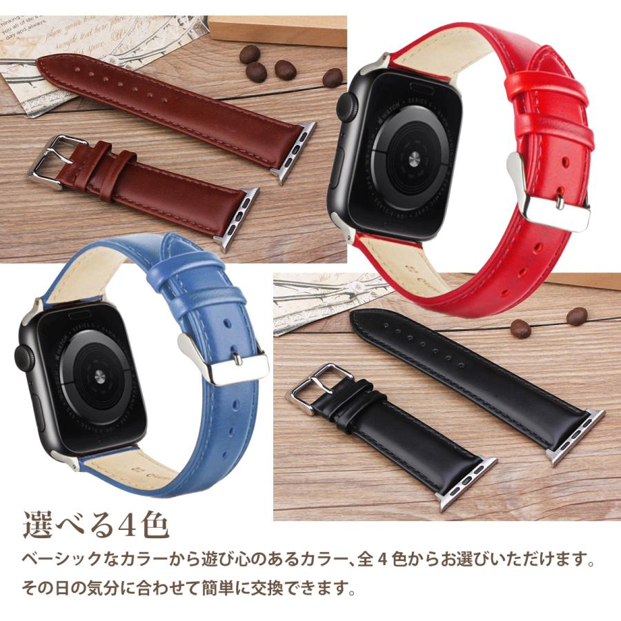 アップルウォッチ Apple Watch 本革レザーバンド 高級牛革 オイルレザー Series10対応 |  | 03