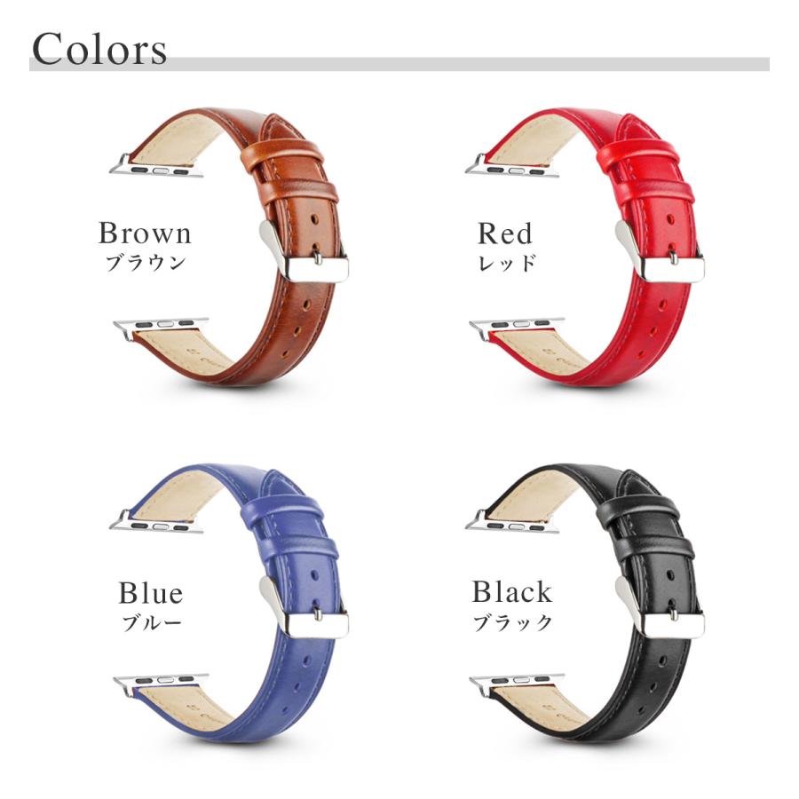 アップルウォッチ Apple Watch 本革レザーバンド 高級牛革 オイルレザー Series10対応 |  | 05