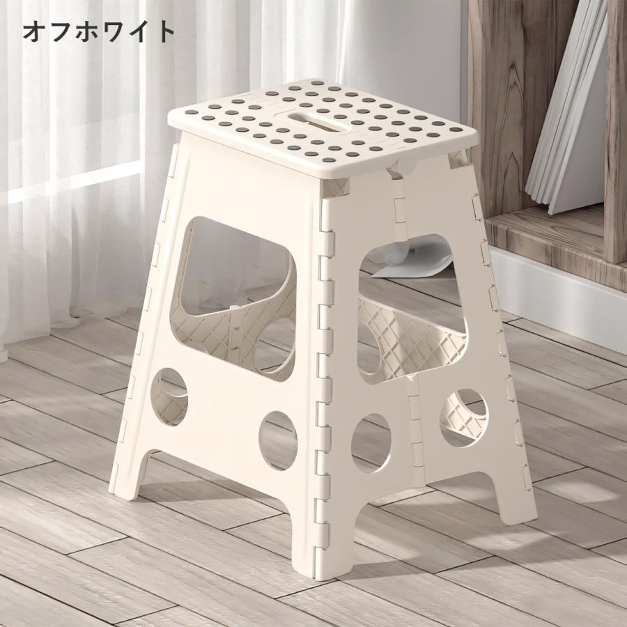 折りたたみ ステップスツール 踏み台 脚立    高さ39cm 安全ロック サーフボードスタンドにも |  | 01