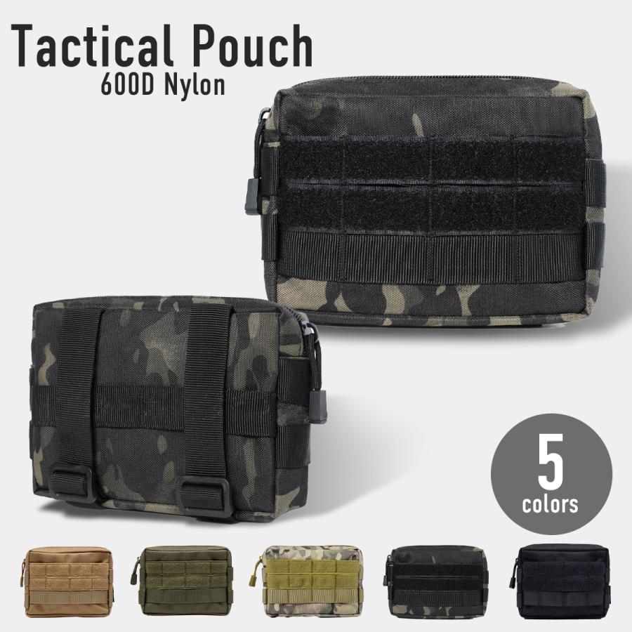タクティカルポーチ モールシステム MOLLE アウトドアギアポーチ