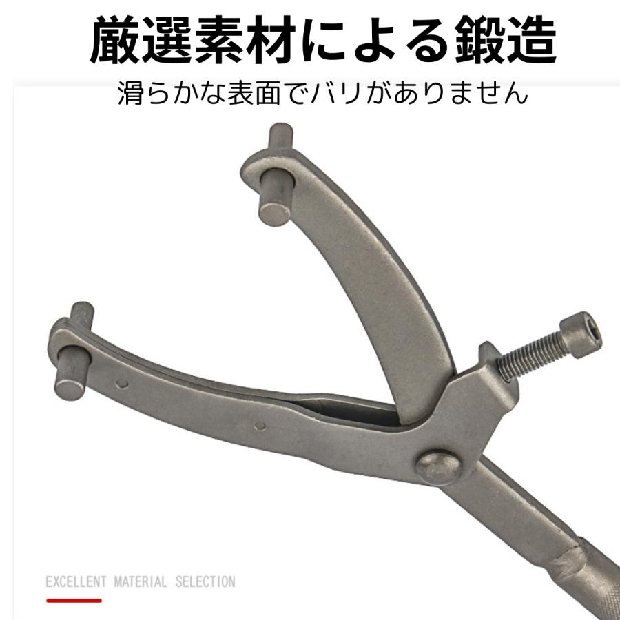 プーリーホルダー Y型 ユニバーサルホルダー ロック付 特殊工具 |  | 01