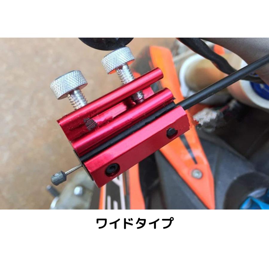 ワイヤーインジェクター ワイドタイプ ケーブルルーバーツール オートバイ 自転車 スクーター バイク ATVなど ケーブルに注油 全4色 |  | 06