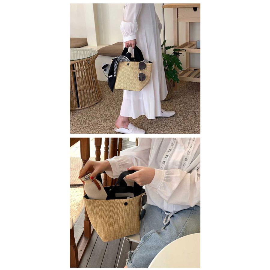 夏が近づくと欲しくなる 可愛い かごバック 籠バック ハンドバック おしゃれ 手提げ 茂草 夏用 ビーチ 海水浴 買い物 お出かけ 人気 おすすめバック K0210masu06 エイム 通販 Yahoo ショッピング