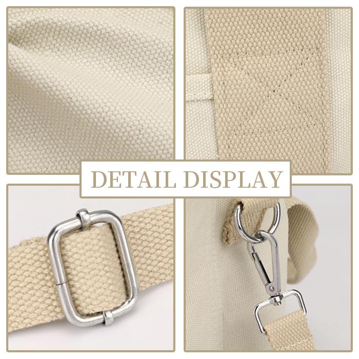 おたま様　仕切りポケット付ショルダーバッグ　ファスナートート　ミニ財布 トートバッグ 帆布 レディース ファスナー付き ポケット多い