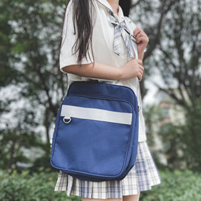 スクールバッグ ショルダー 女子 安い 小さめ バック 学生鞄 カバン 高校生 中学生 斜め掛け サブバッグ スクバ ポイント利用 | ブランド登録なし | 10