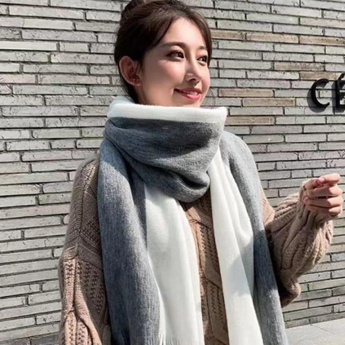 マフラー レディース おしゃれ ストール 大判 無地 秋 冬用 リバーシブル 羽織り 大きめ 可愛い | ブランド登録なし | 11