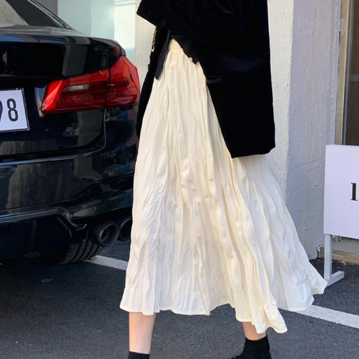 スカート プリーツ おしゃれ ブラウン 黒 秋 春 白 フレアスカート Aライン 30代 40代 50代 プリーツ レディース 夏 冬 | ブランド登録なし | 10