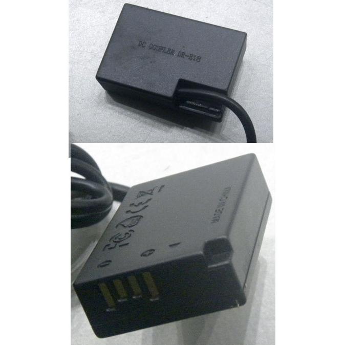 ENEGON ACK-E18 ACアダプター Canon LP-E17 LP-E17 Dummy Battery ACK-E18 DR-E18 Power Adapter Kit for
