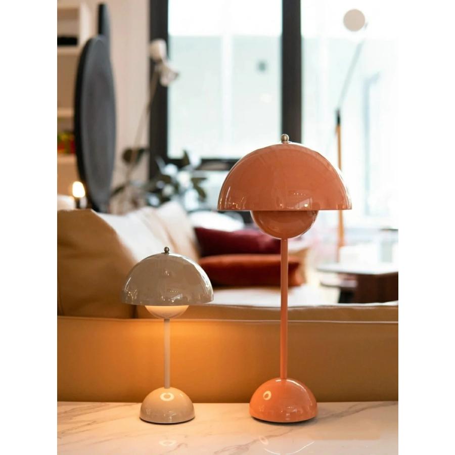 最安値 テーブルランプ 北欧 フラワーポット ホワイト テーブル飾り