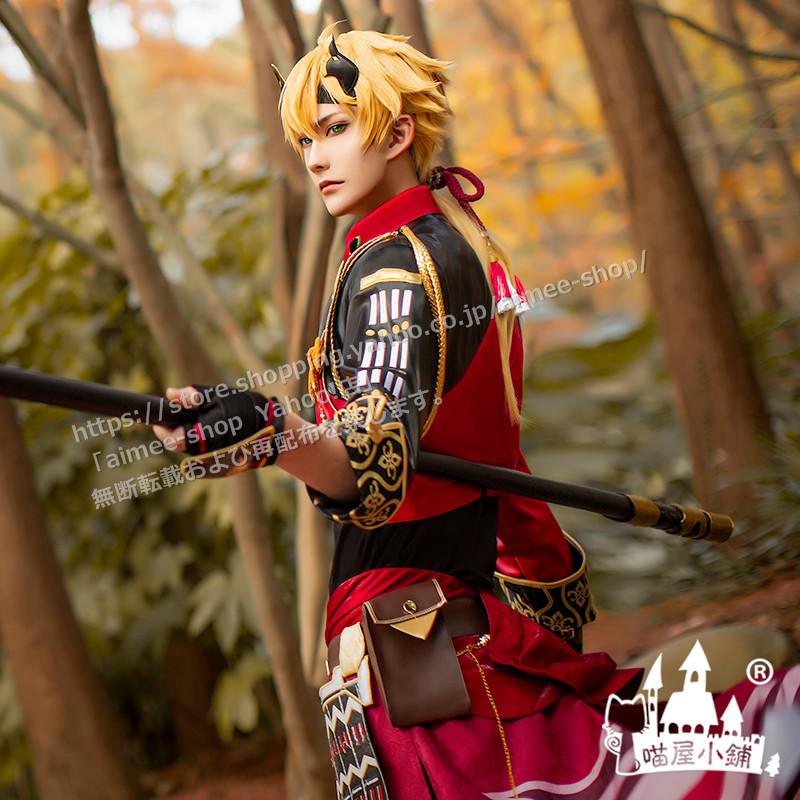原神 トーマ コスプレ 衣装 ウィッグ 靴