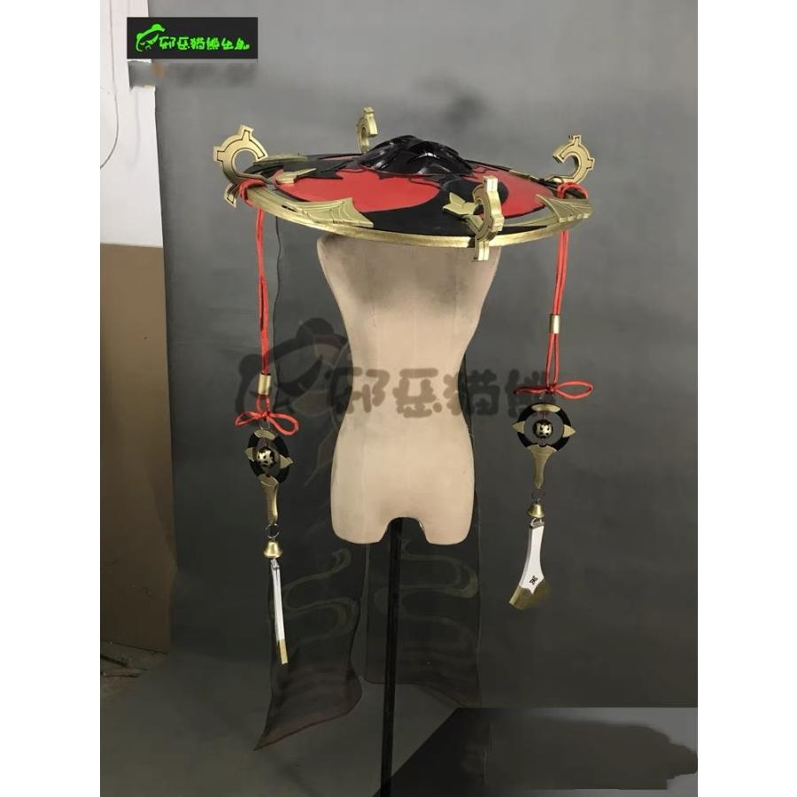 邪悪熊猫 原神 コスプレ 道具 スカラマシュ 散兵 帽子 笠 邪悪熊猫 原神 コスプレ 道具 スカラマシュ 散兵 帽子 笠