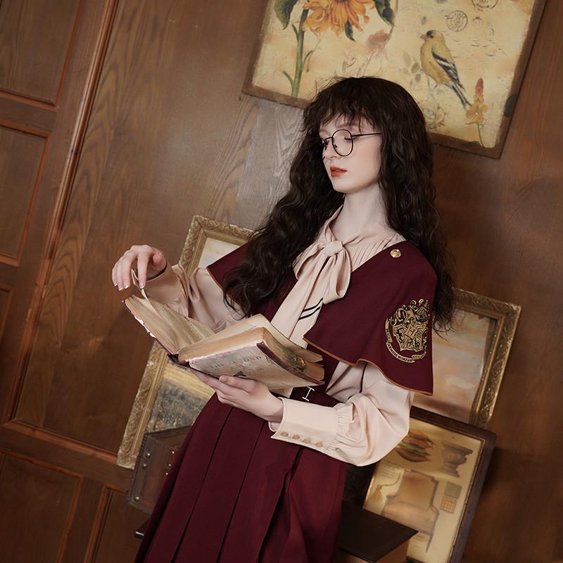 梗豆物語 ハリーポッター ジャンパースカート ケープつき