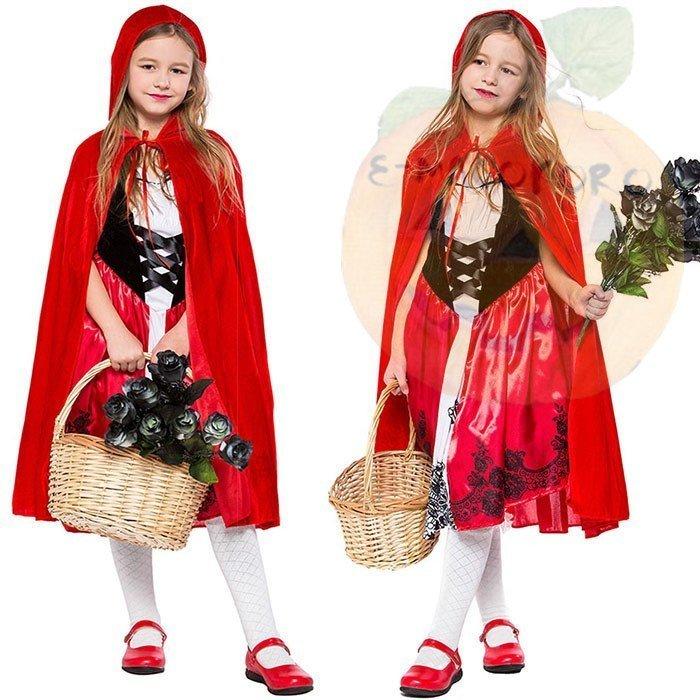 赤ずきん ハロウィン コスプレ 子供 魔女 コスチューム 女の子 マント ワンピース セットアップ キッズ 仮装 キャラクター衣装 変装 パーティー As Hlw Aimeeshop 通販 Yahoo ショッピング
