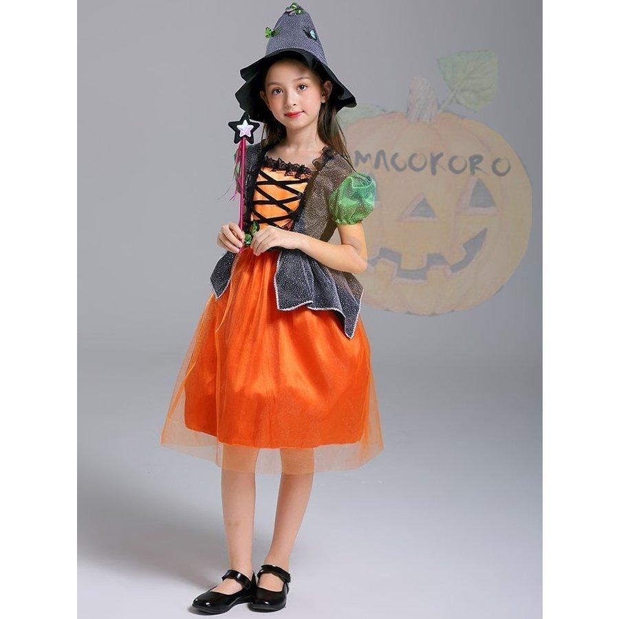 ハロウィン コスプレ 子供 ワンピース 魔女 精霊 妖精 帽子 ドレス 女の子 仮装 変装 ハロウィーン コスチューム キャラクター衣装 パーティー As Hlw Aimeeshop 通販 Yahoo ショッピング