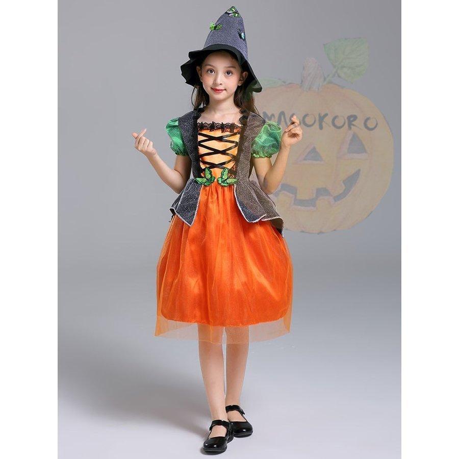 ハロウィン コスプレ 子供 ワンピース 魔女 精霊 妖精 帽子 ドレス 女の子 仮装 変装 ハロウィーン コスチューム キャラクター衣装 パーティー As Hlw Aimeeshop 通販 Yahoo ショッピング