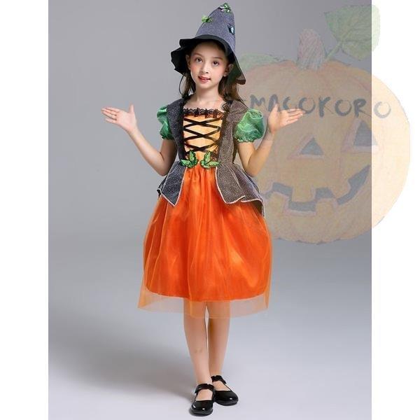 ハロウィン コスプレ 子供 ワンピース 魔女 精霊 妖精 帽子 ドレス 女の子 仮装 変装 ハロウィーン コスチューム キャラクター衣装 パーティー As Hlw Aimeeshop 通販 Yahoo ショッピング