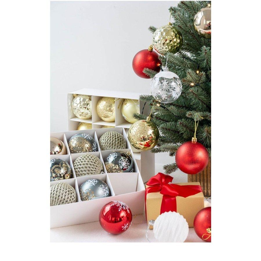 クリスマス用 ボール オーナメント クリスマスツリー飾り クリスマスツリー ボールセット 装飾品 ショーウィンドー 雪 北欧風 8cm 9個入 Christmas As Hlwcri D012 Aimeeshop 通販 Yahoo ショッピング