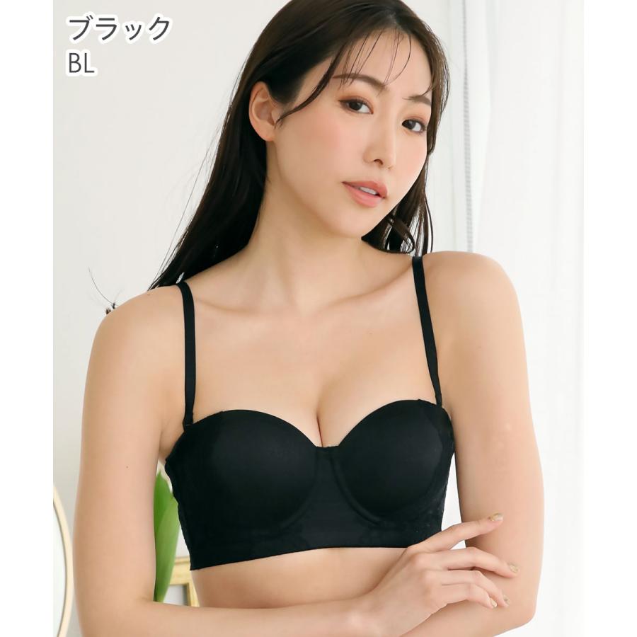 aimerfeel ブラジャー ショーツ セット ストラップレス ハーフ