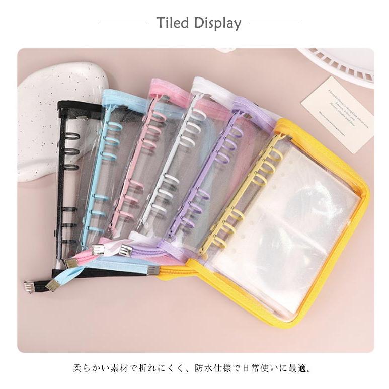 A5サイズ キラキラ カードバインダー チェキ トレカケース