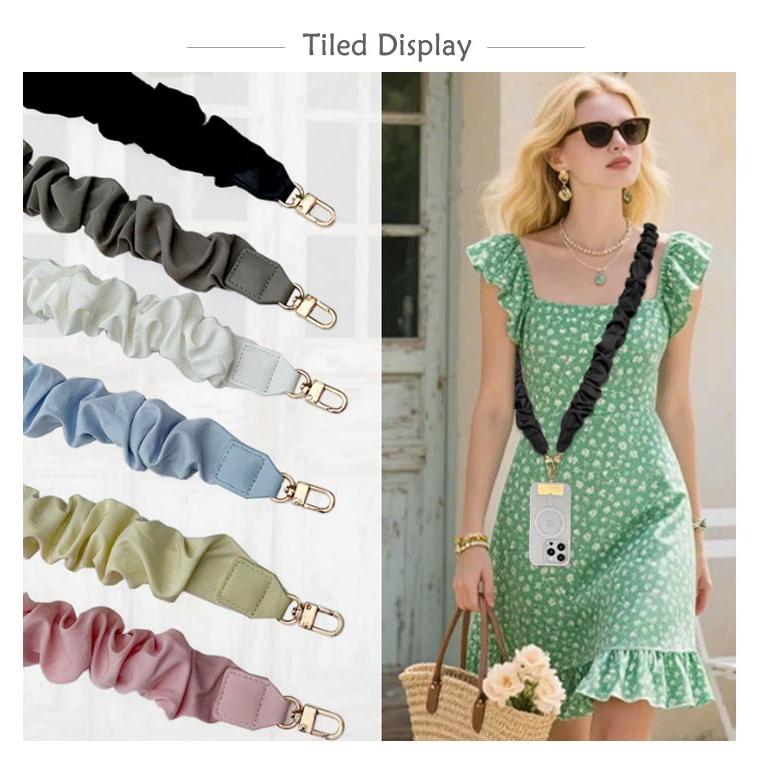 R&D.M.Co- フリルストラップ❤︎ショルダーポシェット❤︎ナチュラル Amazon.co.jp: Yeepan スマホショルダーストラップ 可愛い フリル