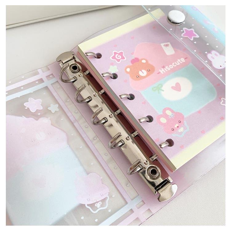 シール手帳 メモ帳 可愛い リフィル付き M5サイズ 子供 ノート