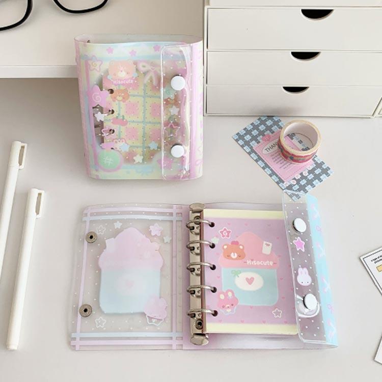 シール手帳 メモ帳 可愛い リフィル付き M5サイズ 子供 ノート