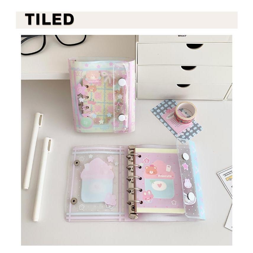 シール手帳 メモ帳 可愛い リフィル付き M5サイズ 子供 ノート