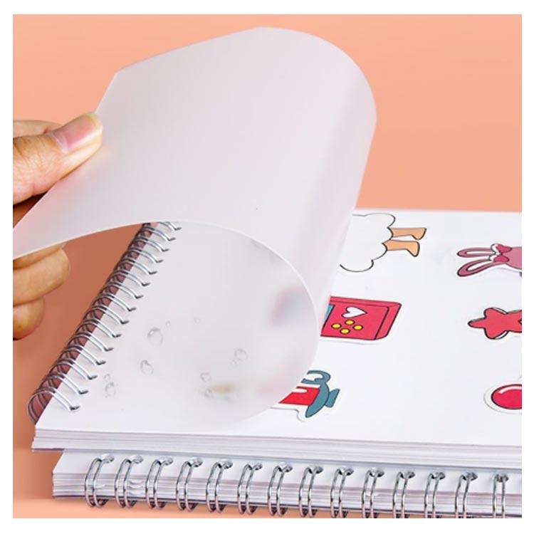 シール帳 ノートタイプ 剥離紙シート 2冊セット シール遊び はがし